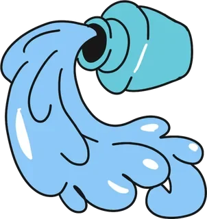 水瓶座のプリンセスのイラスト