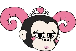 牡羊座のプリンセスのイラスト