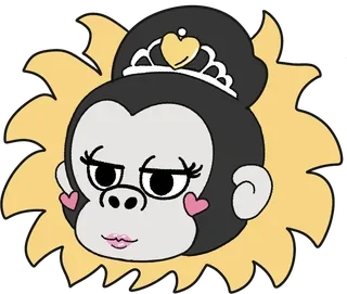 獅子座のプリンセスのイラスト