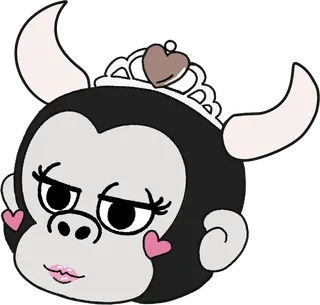 牡牛座のプリンセスのイラスト
