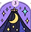 青い夜のイラスト