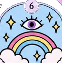 白い世界の橋渡しのイラスト