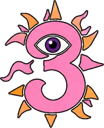数字3のイラスト