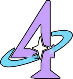 数字4のイラスト