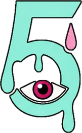 数字5のイラスト