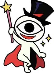 魔術師のカードのキャラクターのイラスト