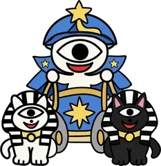 戦車のカードのキャラクターのイラスト