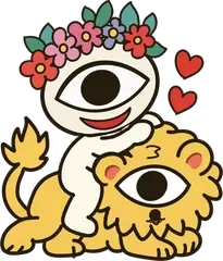 力のカードのキャラクターのイラスト